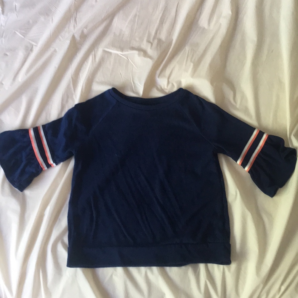 Girls navy blue shirt